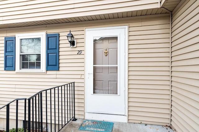 view of property entrance