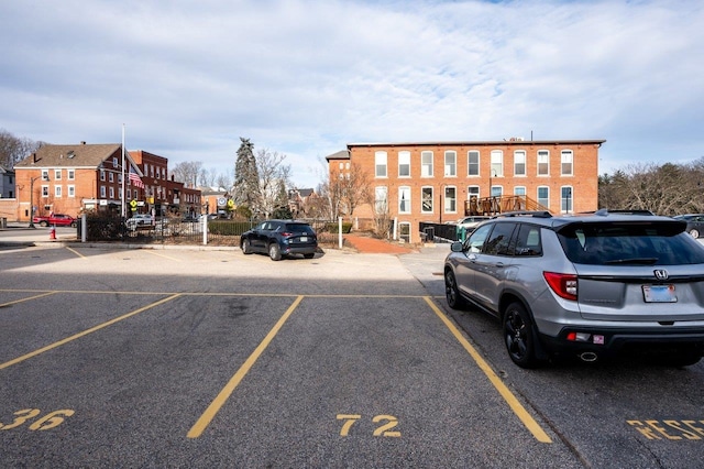 view of parking / parking lot