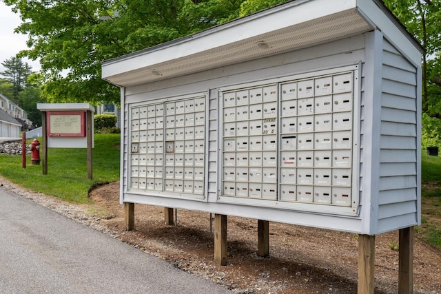 view of home's community featuring a mail area