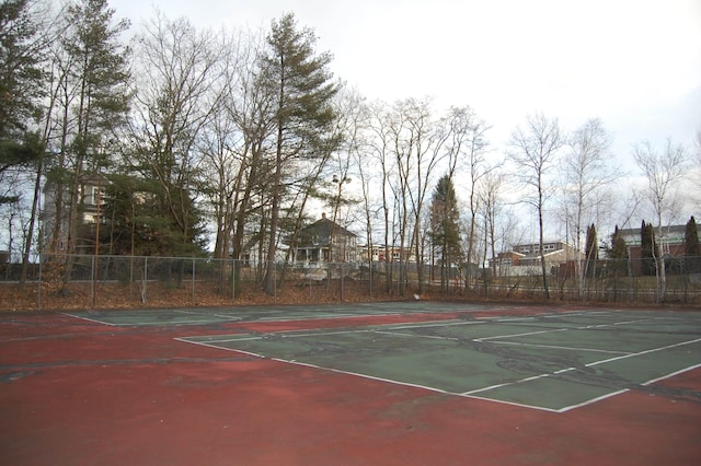 view of sport court