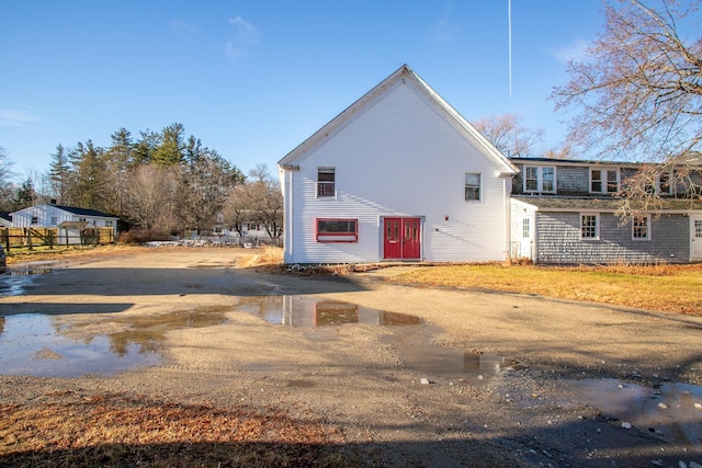 view of rear view of house