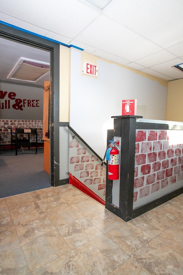 view of reception area