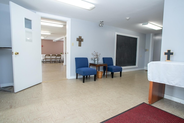 view of sitting room