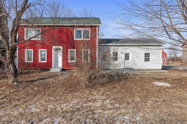 view of rear view of property