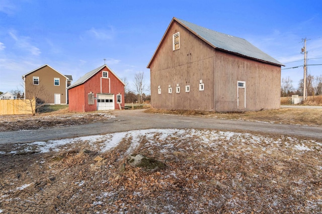 view of outbuilding