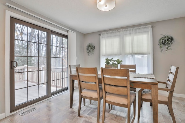 view of dining area