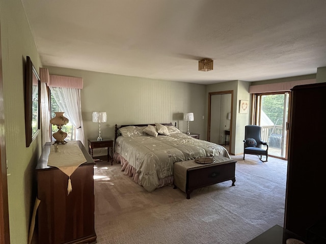 bedroom featuring carpet floors