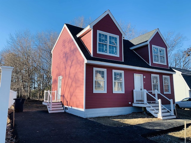 view of front of home