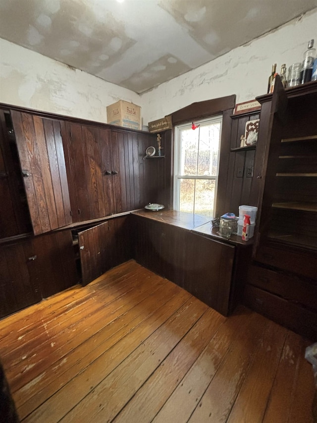 interior space featuring hardwood / wood-style floors