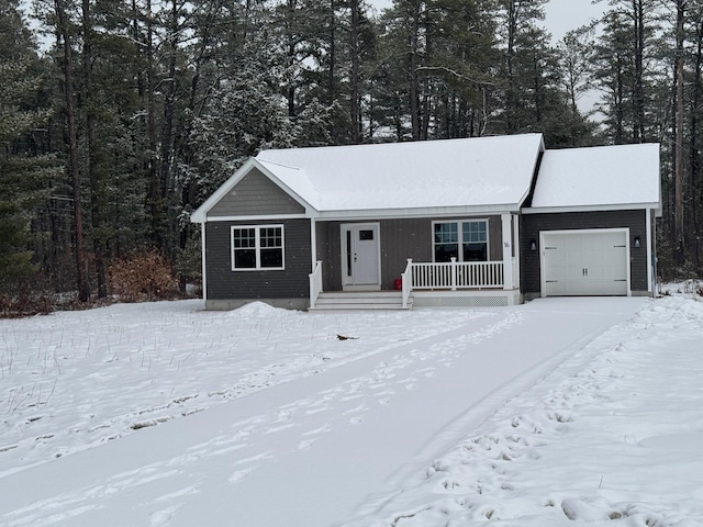 ranch-style house with a garage