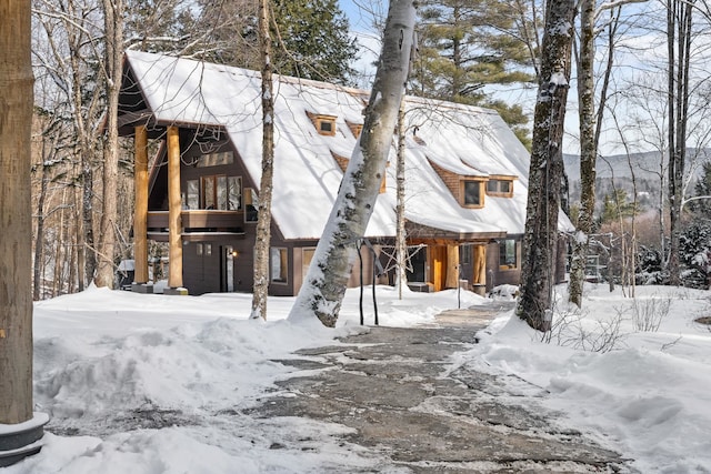 view of front of home