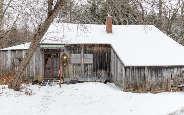 view of front of home with french doors