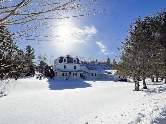 view of front of home