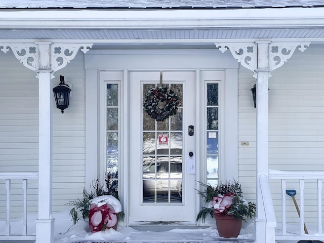 view of entrance to property