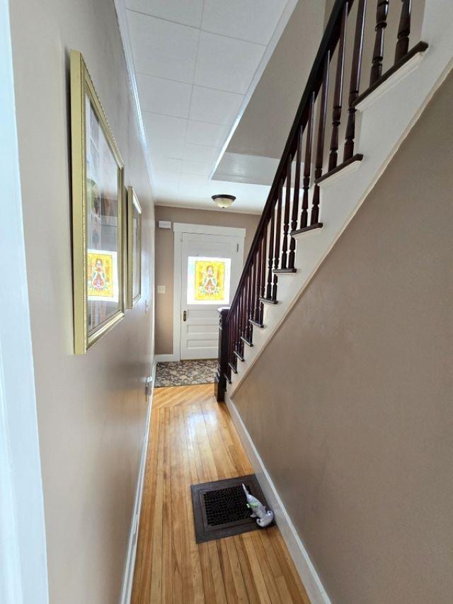 interior space featuring hardwood / wood-style floors