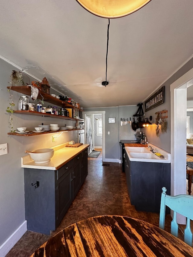 kitchen featuring sink