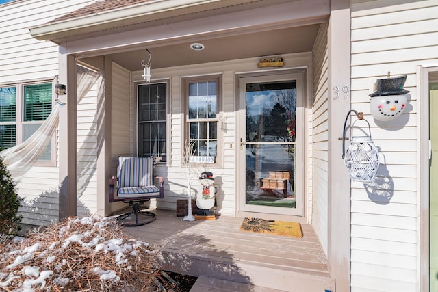 view of property entrance