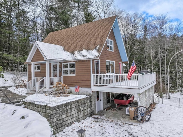 view of front of home