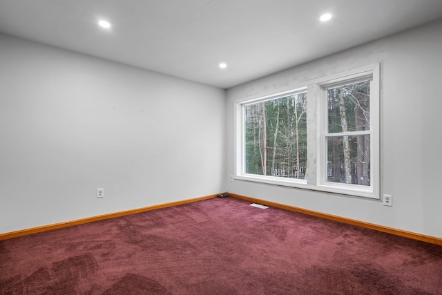 empty room featuring carpet