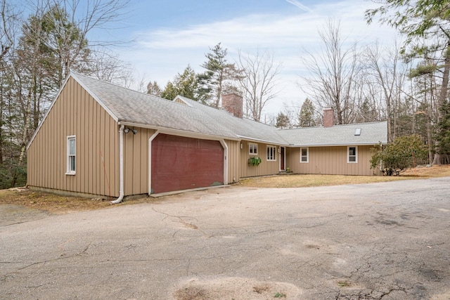 ranch-style house with a garage