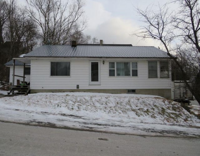 view of ranch-style home