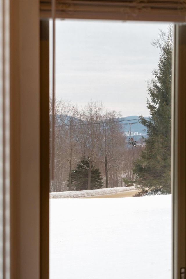 view of doorway to outside