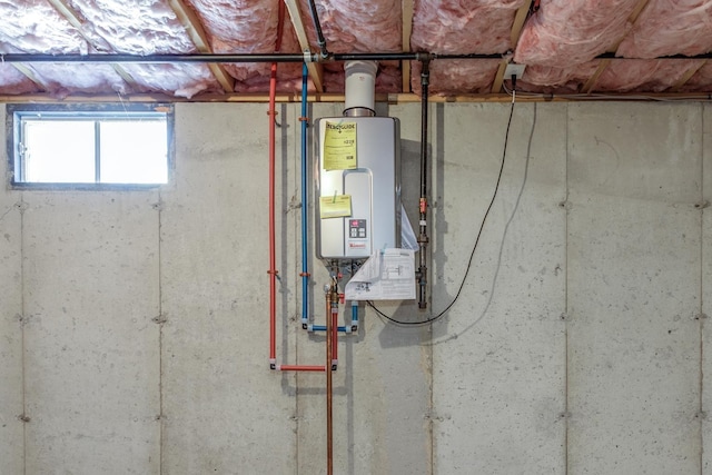 utilities with tankless water heater