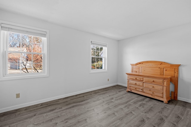 bedroom featuring hardwood / wood-style flooring