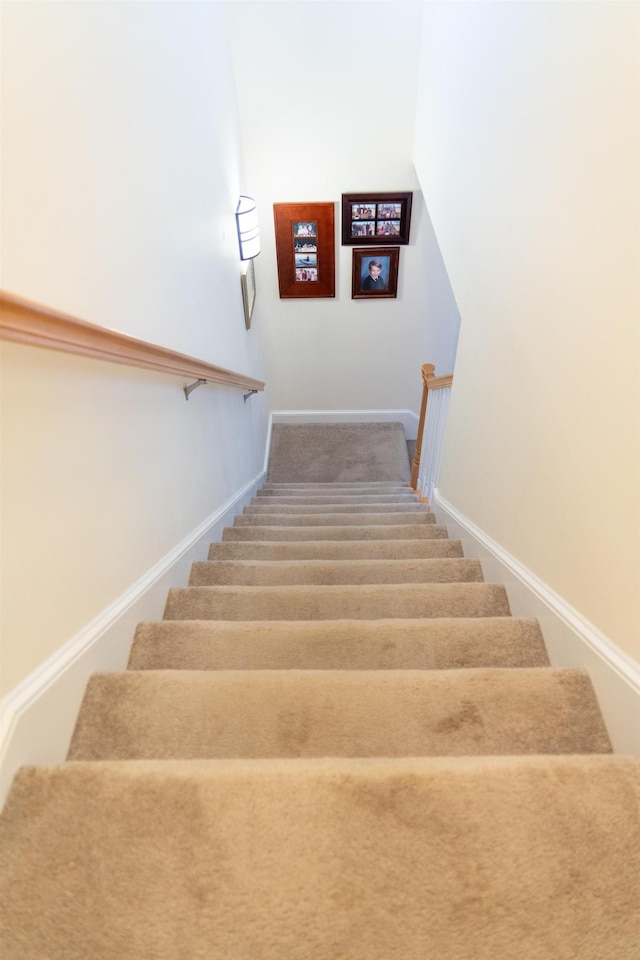 view of stairs