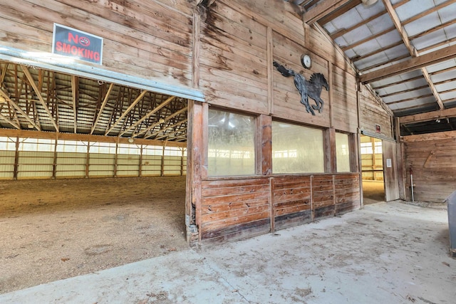 view of stable