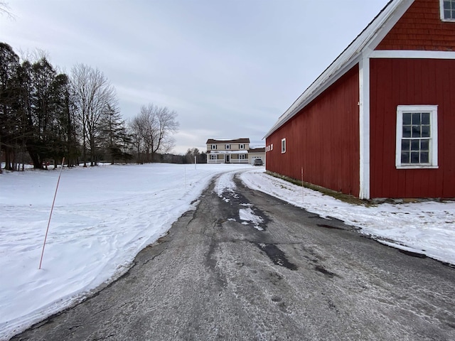 view of road