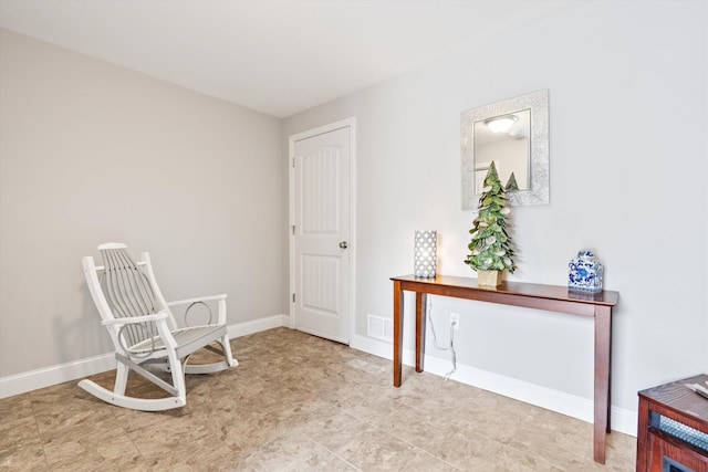 view of sitting room