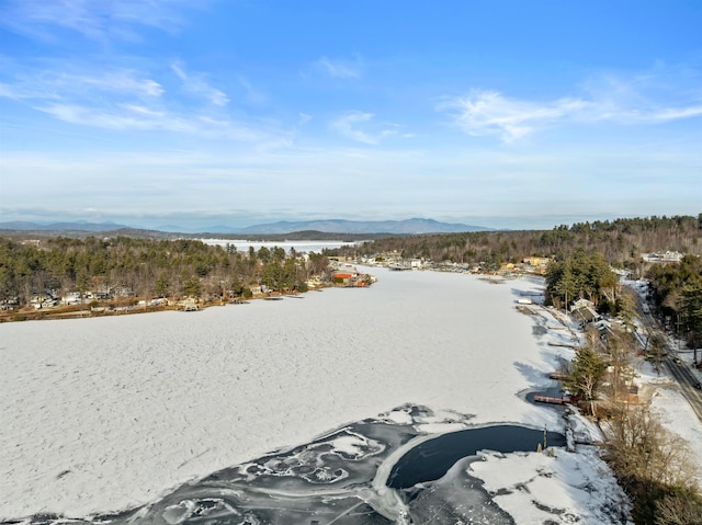 water view featuring a mountain view