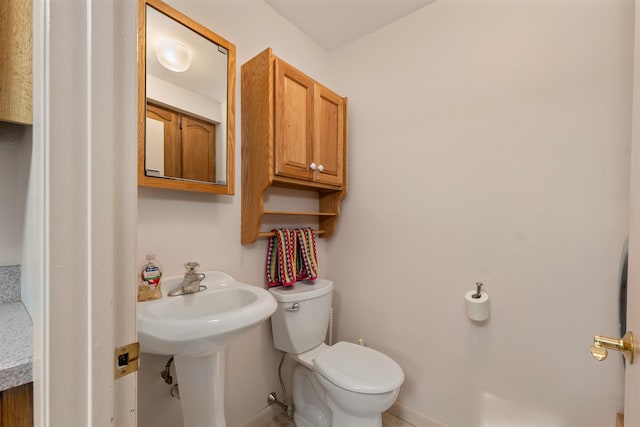 bathroom with toilet