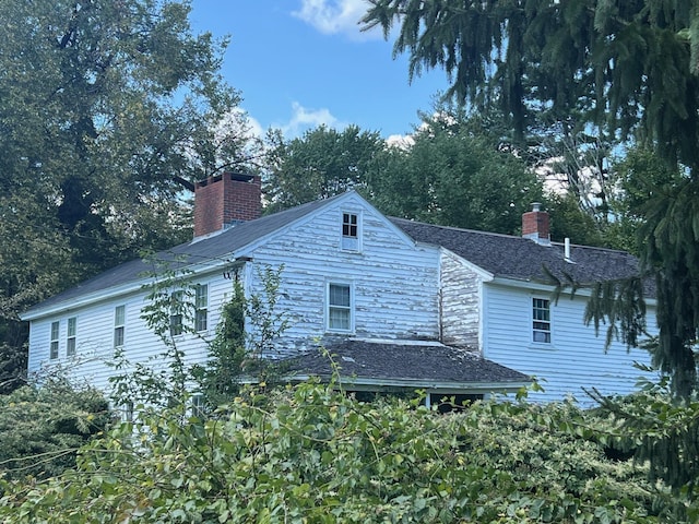 view of rear view of house