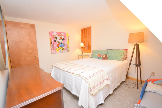 bedroom featuring carpet floors