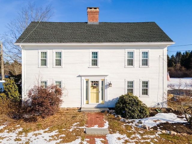 view of colonial inspired home