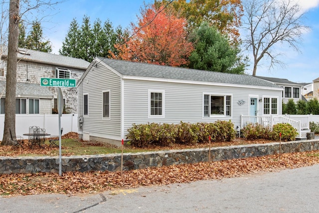 view of property exterior