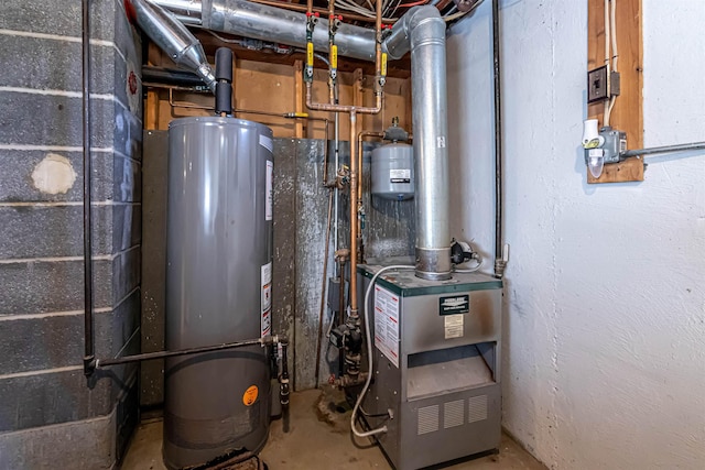 utilities featuring water heater