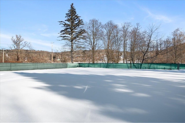 view of sport court