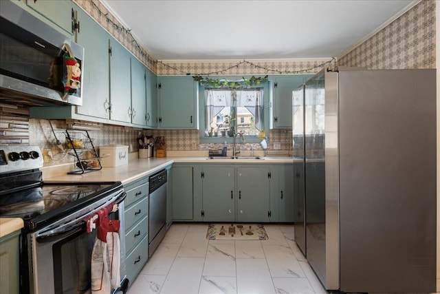 kitchen featuring sink and stainless steel appliances