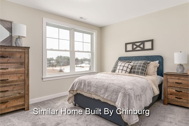 bedroom featuring carpet floors