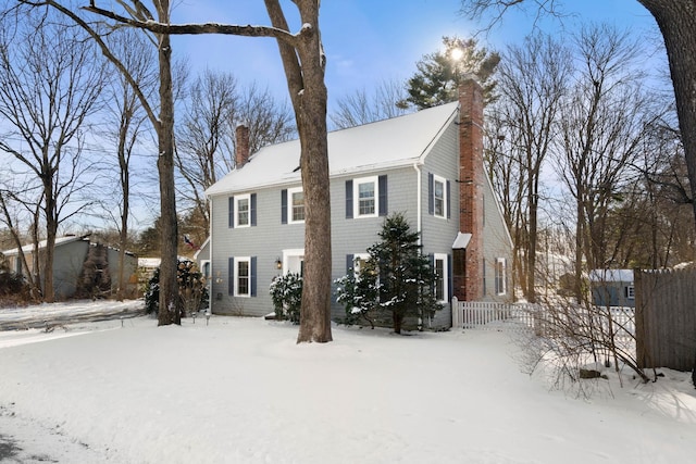 view of front of home