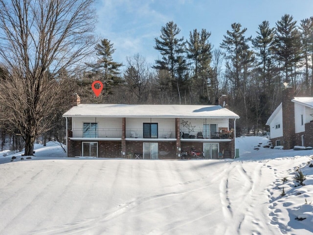 view of ranch-style home