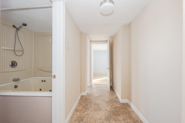 bathroom with tub / shower combination