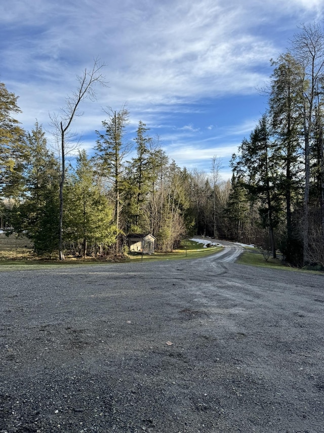 view of road