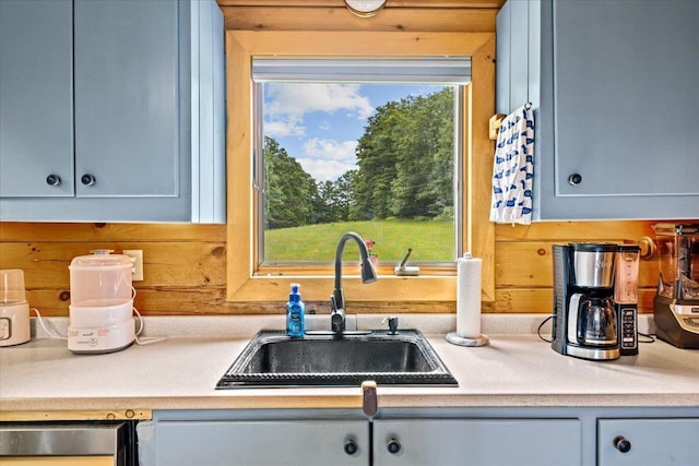 kitchen featuring sink