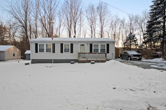 view of front of home