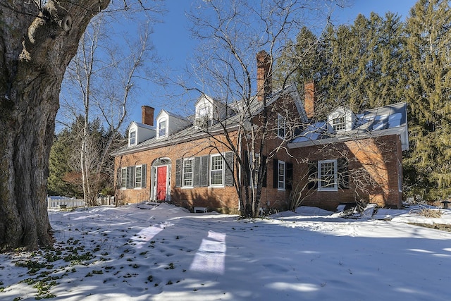 view of cape cod-style house