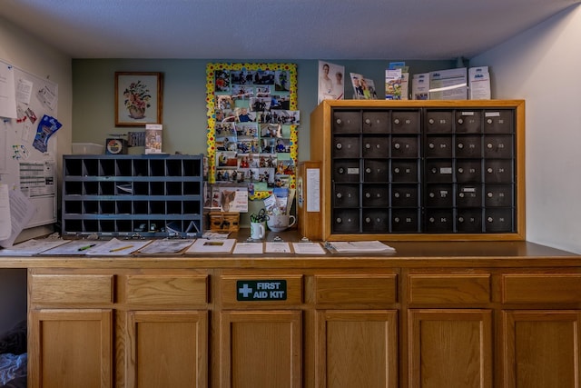 bar with mail boxes